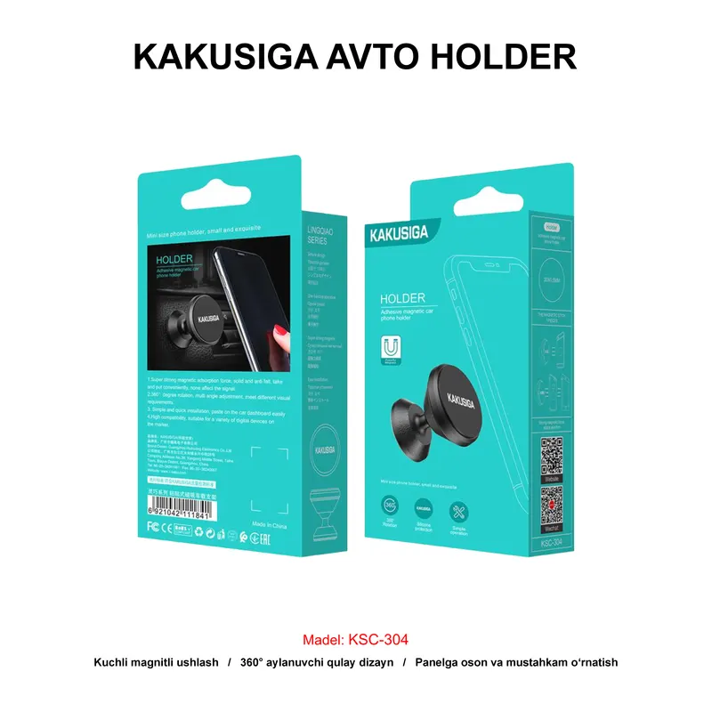 AVTO HOLDER KAKUSIGA KSC-304 BLACK
