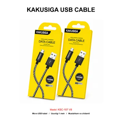USB CABLE KAKUSIGA KSC-107 V8 BLACK