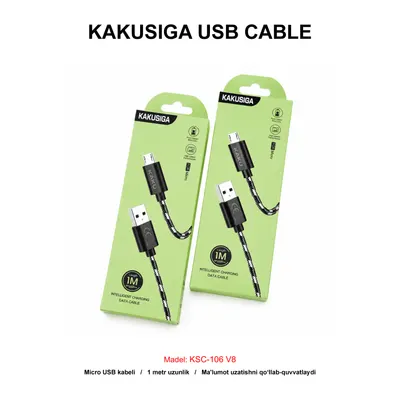 USB CABLE KAKUSIGA KSC-106 V8 BLACK
