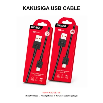 USB CABLE KAKUSIGA KSC-293 V8 BLACK