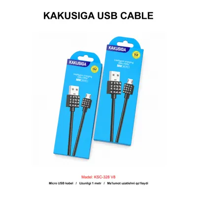 USB CABLE KAKUSIGA KSC-328 V8 BLACK