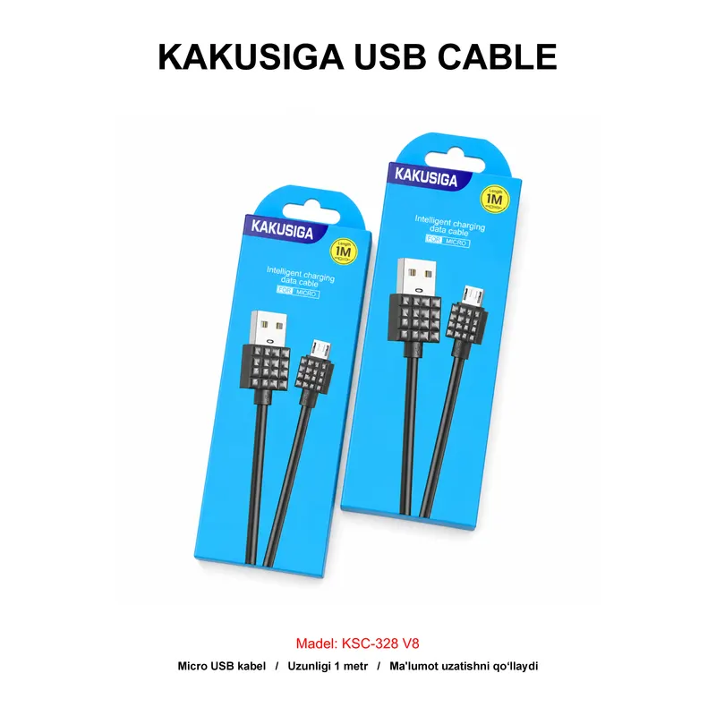 USB CABLE KAKUSIGA KSC-328 V8 BLACK