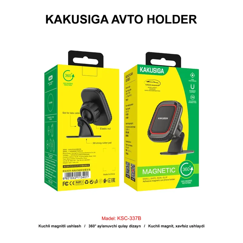 AVTO HOLDER KAKUSIGA KSC-337B BLACK