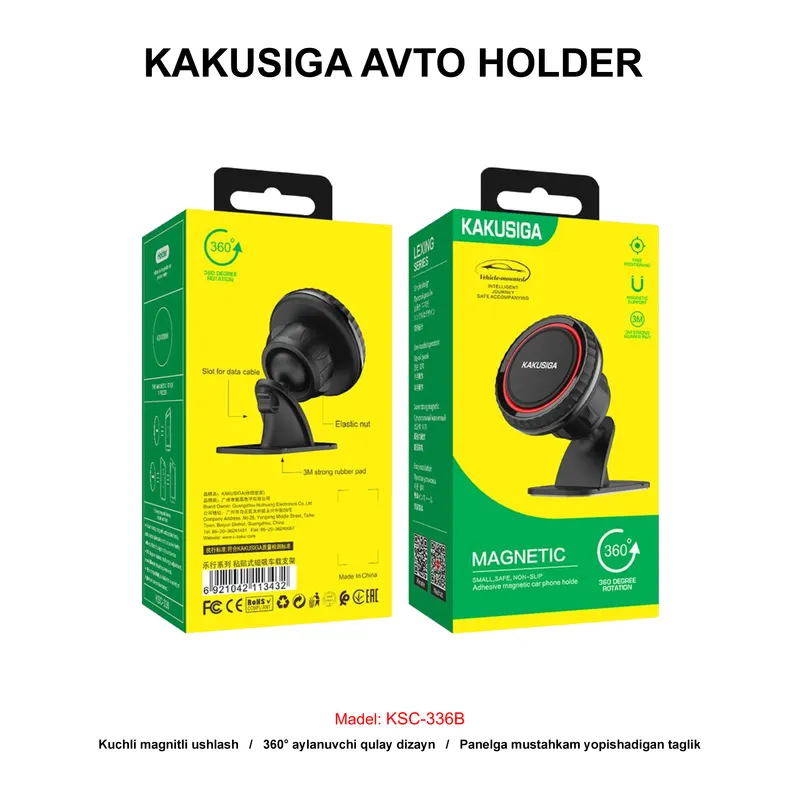 AVTO HOLDER KAKUSIGA KSC-336B BLACK