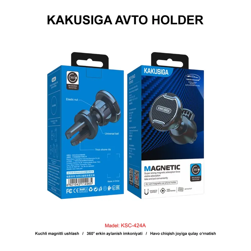 AVTO HOLDER KAKUSIGA KSC-424A BLACK
