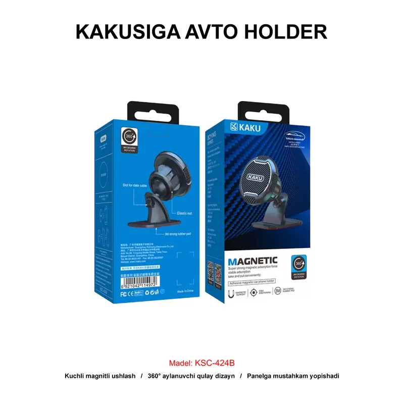 AVTO HOLDER KAKUSIGA KSC-424B BLACK