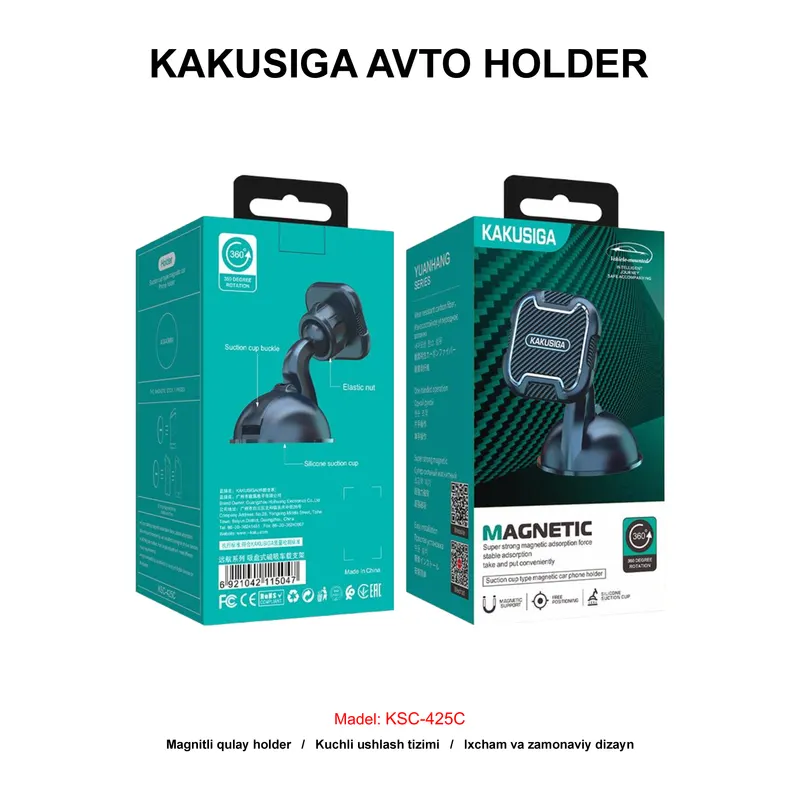 AVTO HOLDER KAKUSIGA KSC-425C BLACK
