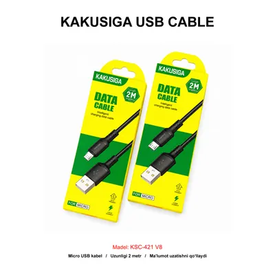 USB CABLE KAKUSIGA KSC-421 V8 BLACK