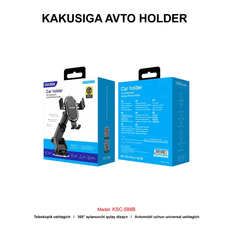 AVTO HOLDER KAKUSIGA KSC-588B BLACK