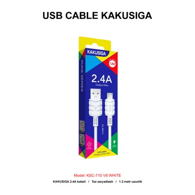 USB CABLE KAKUSIGA KSC-710 V8 BLUE