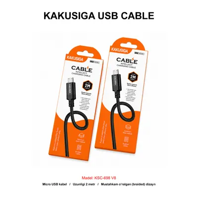 USB CABLE KAKUSIGA KSC-698 V8 BLACK
