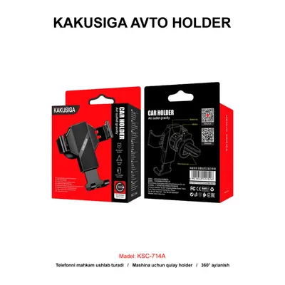 AVTO HOLDER KAKUSIGA KSC-714A BLACK