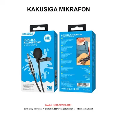 MIKROFON KAKUSIGA KSC-762 BLACK