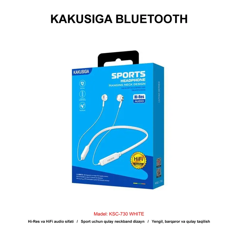 BLUETOOTH KAKUSIGA KSC-730 WHITE