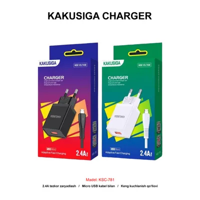 CHARGER KAKUSIGA KSC-781 V8 BLACK