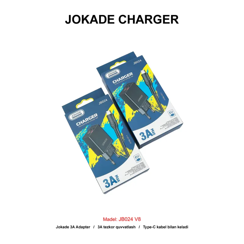 CHARGER KAKUSIGA JB024 V8 BLACK