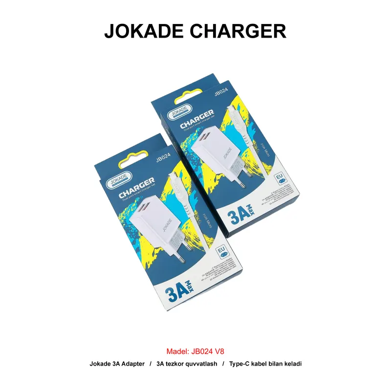 CHARGER KAKUSIGA JB024 V8 WHITE