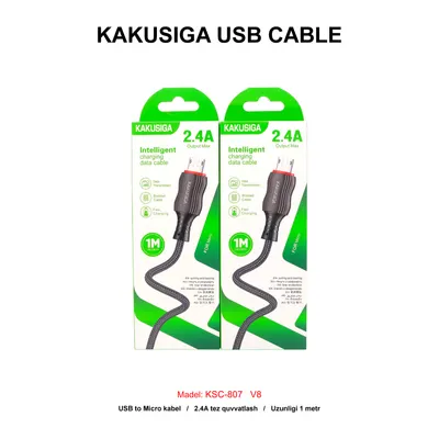 USB CABLE KAKUSIGA KSC-807 V8 BLACK