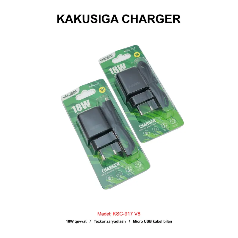 CHARGER KAKUSIGA KSC-917 V8 BLACK