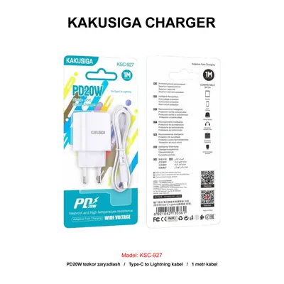 CHARGER KAKUSIGA KSC-927 TC-TC WHITE