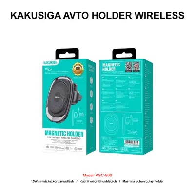 AVTO HOLDER WIRELESS KAKUSIGA KSC-800 BLACK