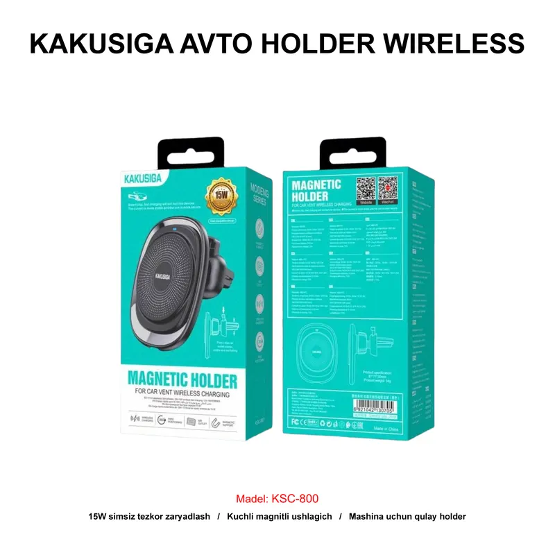 AVTO HOLDER WIRELESS KAKUSIGA KSC-800 BLACK