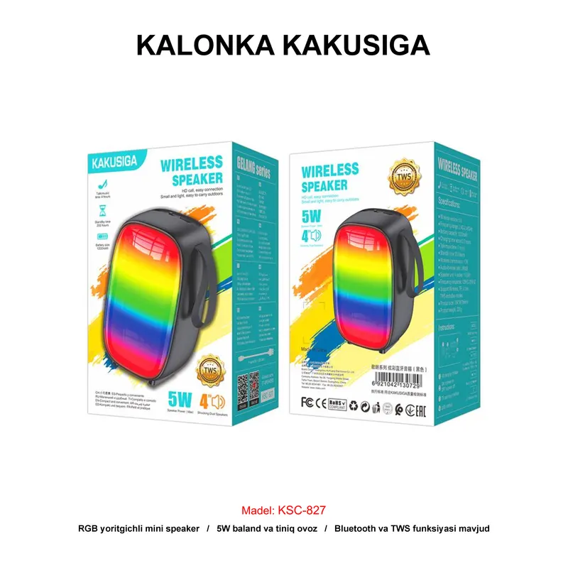 KALONKA KAKUSIGA KSC-827 BLACK