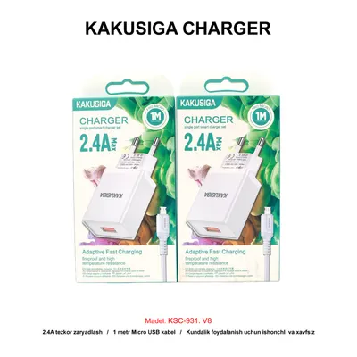 CHARGER KAKUSIGA KSC-931 V8 WHITE