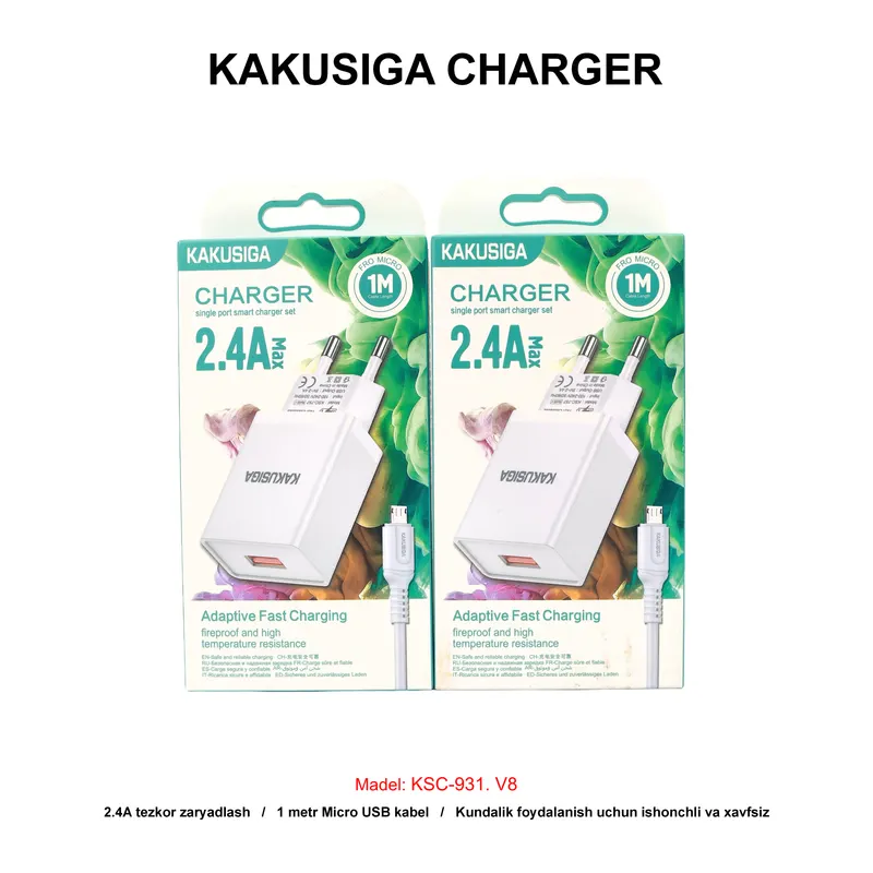 CHARGER KAKUSIGA KSC-931 V8 WHITE