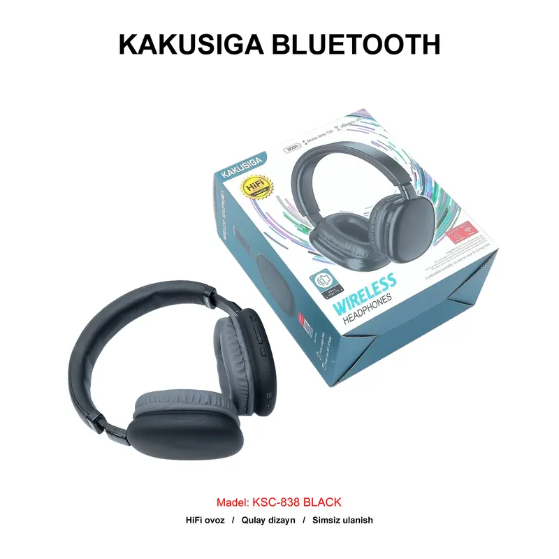 BLUETOOTH KAKUSIGA KSC-838 BLACK