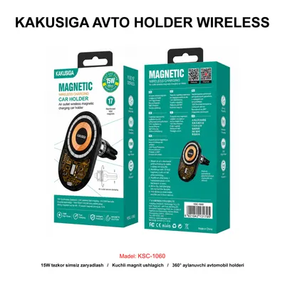 AVTO HOLDER WIRELESS KAKUSIGA KSC-1060 BLACK