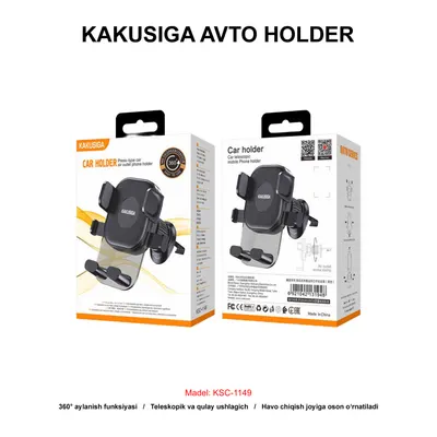 AVTO HOLDER KAKUSIGA KSC-1149 BLACK