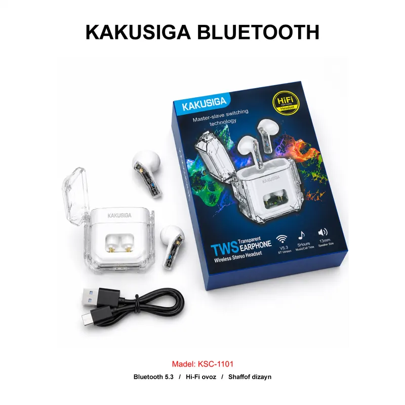 BLUETOOTH KAKUSIGA KSC-1101 WHITE