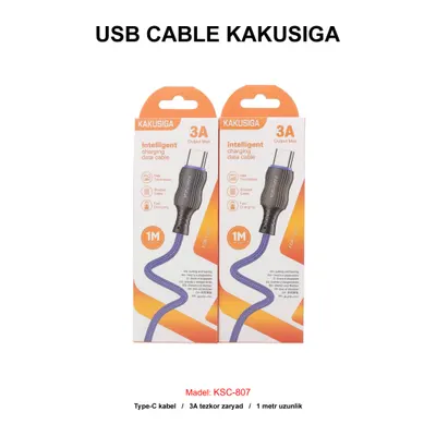 USB CABLE KAKUSIGA KSC-807 TC-TC BLUE