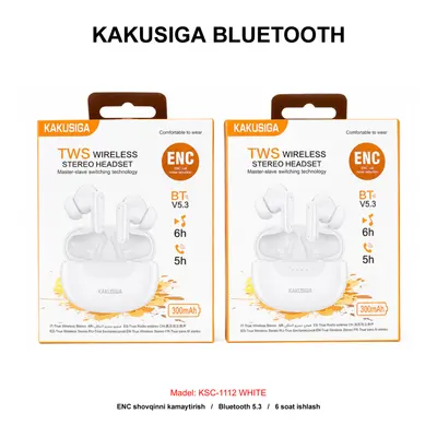 BLUETOOTH KAKUSIGA KSC-1112 WHITE