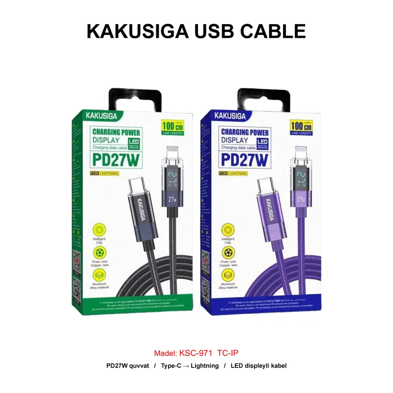USB CABLE KAKUSIGA KSC-971 TC-IP BLACK