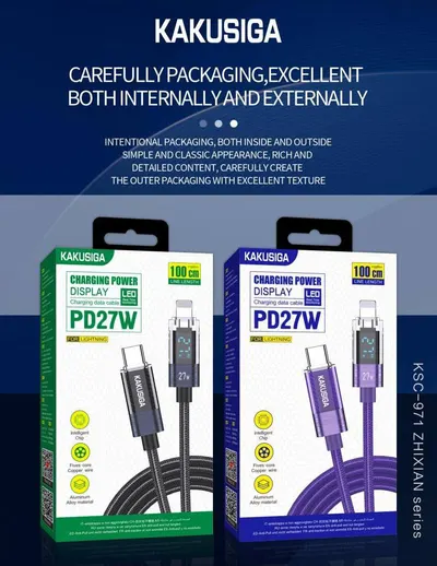 USB CABLE KAKUSIGA KSC-971 TC-TC PURPLE