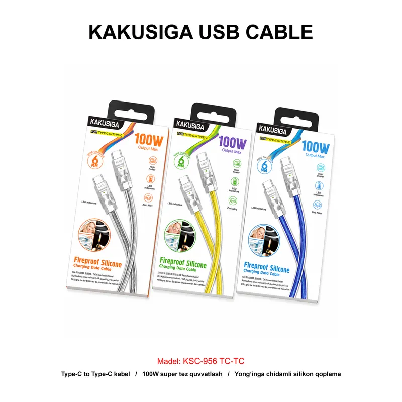 USB CABLE KAKUSIGA KSC-956 TC-TC GOLD