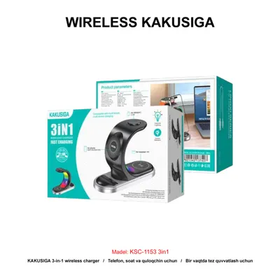 WIRELESS KAKUSIGA KSC-1153 3in1 BLACK