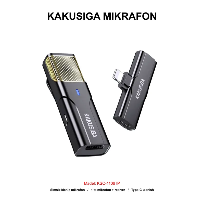MIKROFON KAKUSIGA KSC-1106 IP BLACK