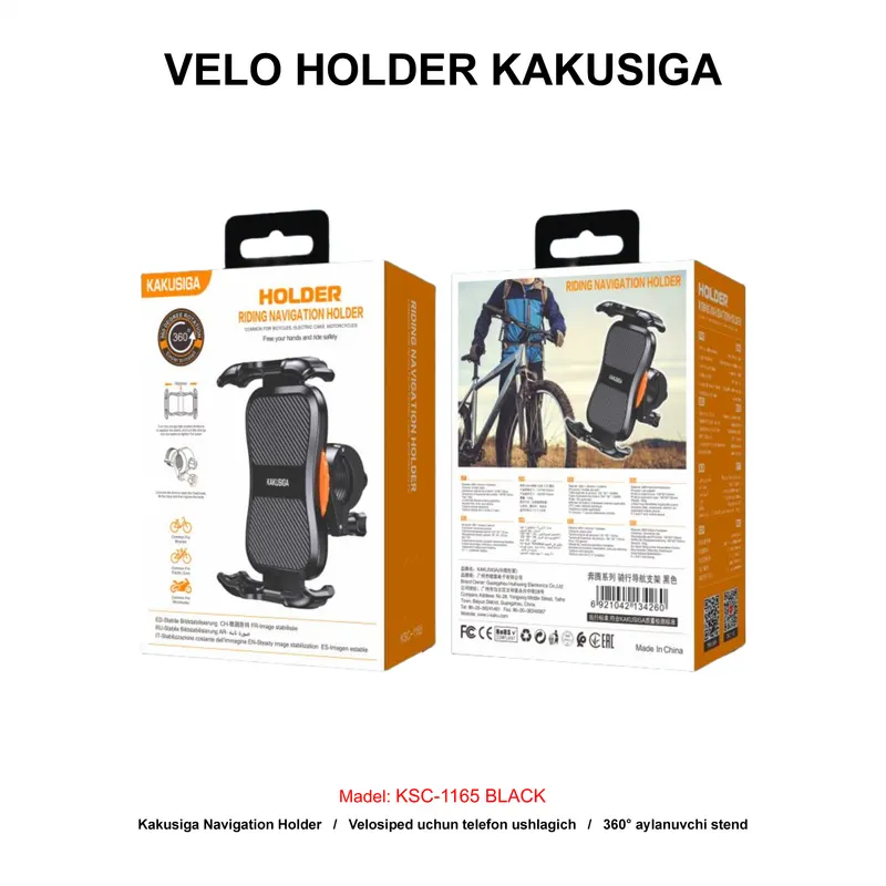 VELO HOLDER KAKUSIGA KSC-1165 BLACK