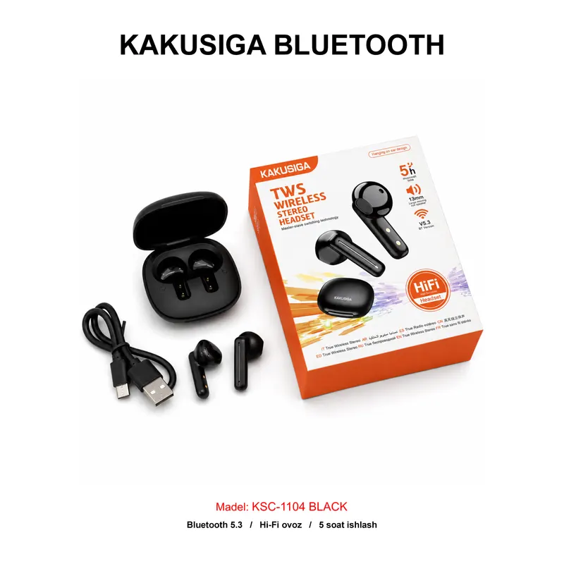 BLUETOOTH KAKUSIGA KSC-1104 BLACK