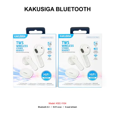 BLUETOOTH KAKUSIGA KSC-1104 WHITE