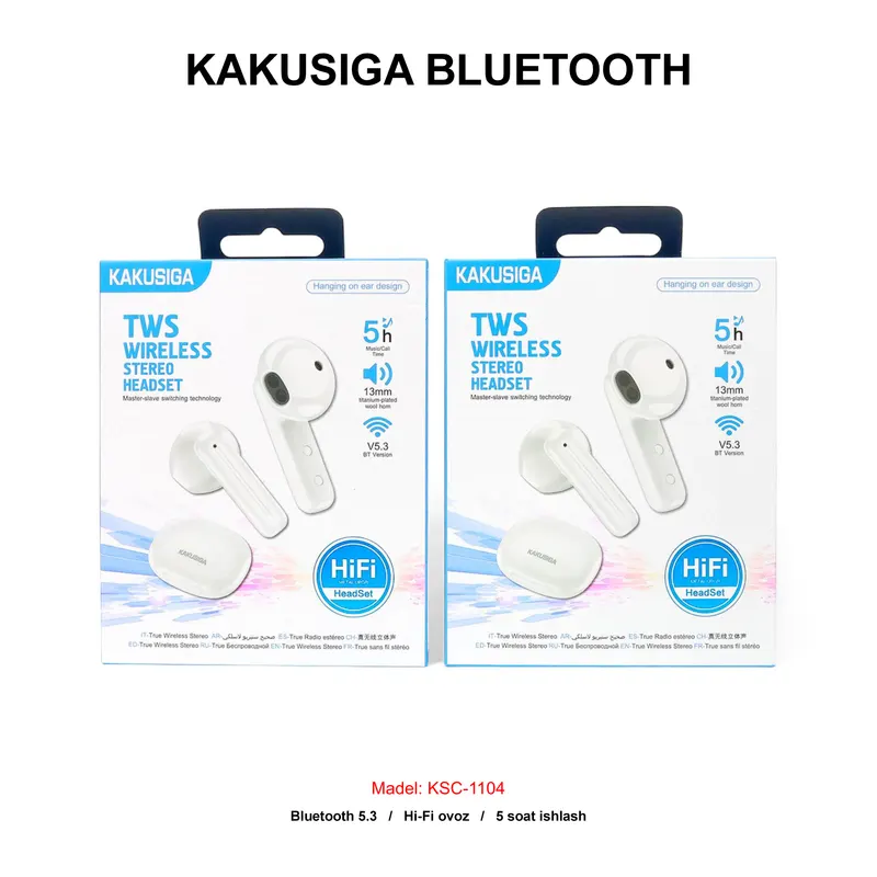 BLUETOOTH KAKUSIGA KSC-1104 WHITE