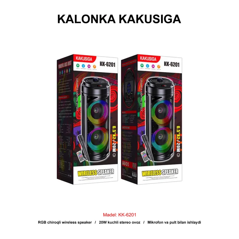 KALONKA KAKUSIGA KK-6201 BLACK
