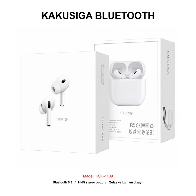 BLUETOOTH KAKUSIGA KSC-1109 WHITE