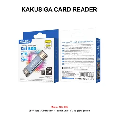 CARD READER KAKUSIGA KSC-902 GREY