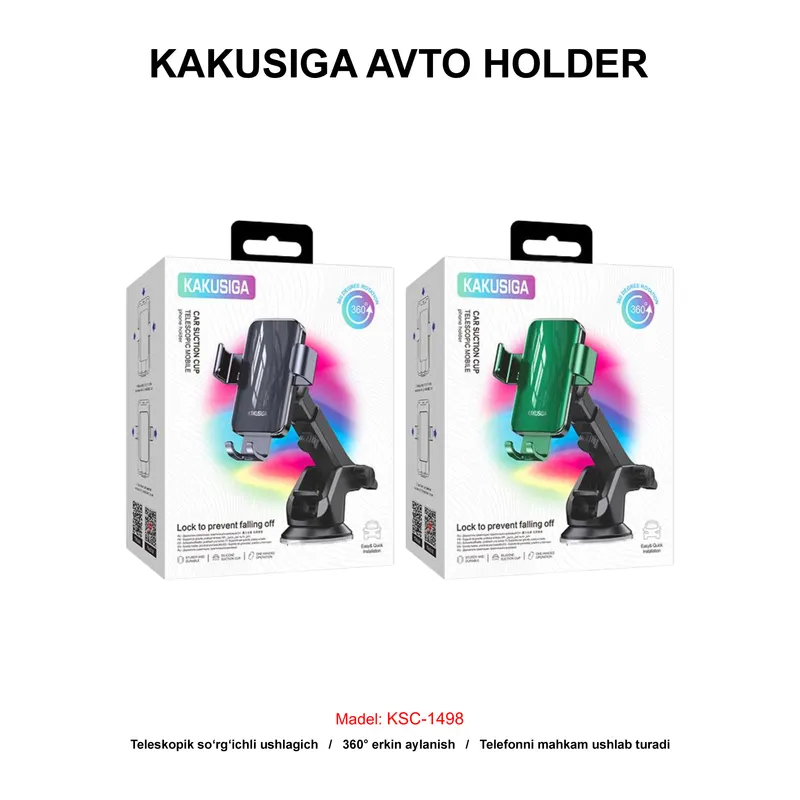 AVTO HOLDER KAKUSIGA KSC-1498 BLACK