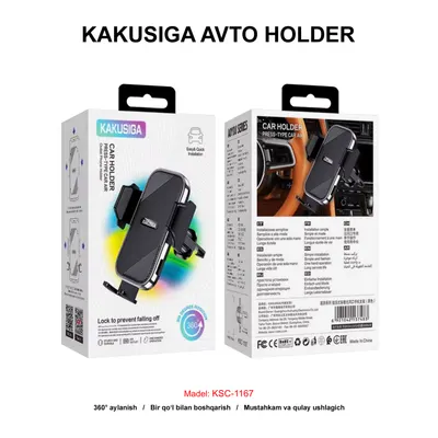 AVTO HOLDER KAKUSIGA KSC-1167 BLACK