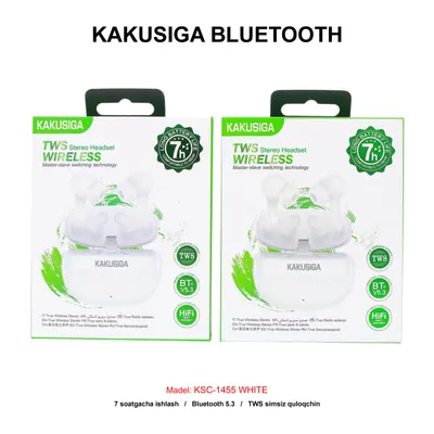 BLUETOOTH KAKUSIGA KSC-1455 WHITE